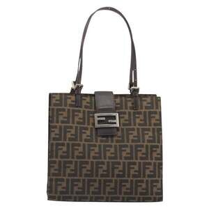 Fendi Zucca Mamma Baguette Tote Bag Brown